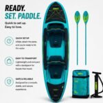 Jobe Croft Inflatable Kayak 2-Person Blue Green 600024001 view 4