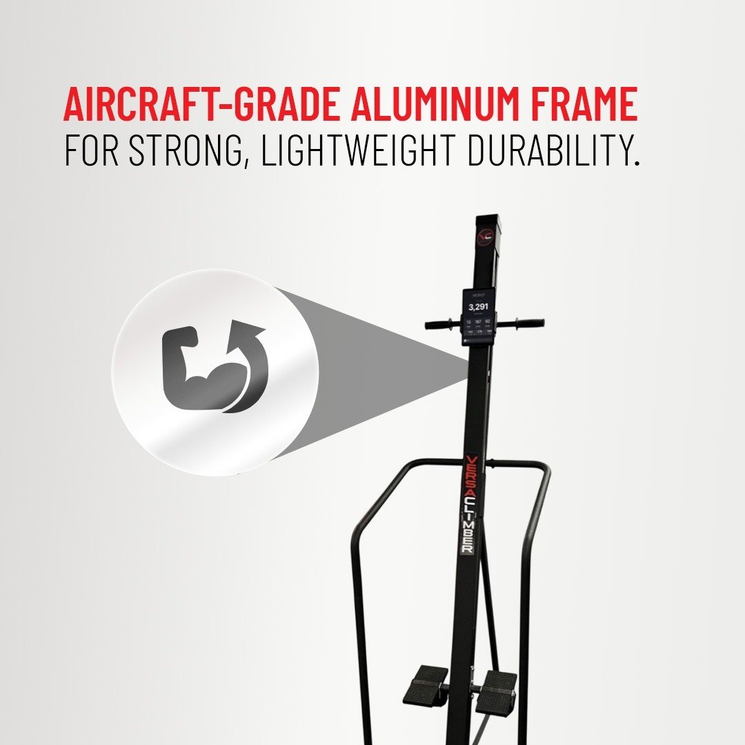 VersaClimber Home Climber with H-TS Touchscreen & Free-Standing Base 68-00-000-HTS view 4