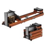 King Smith WM10 TriFold Water & Magnetic Rowing Machine Red Oak 6970492719886 view 2
