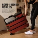 King Smith WM10 TriFold Water & Magnetic Rowing Machine Red Oak 6970492719886 view 4