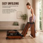 King Smith WR3L Water Rowing Machine Red Oak 6977806884599 view 3