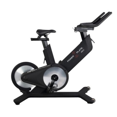Power Plate REV Vibrating Spinning Bike Matte Black Standard Height 71-REV-3900-5