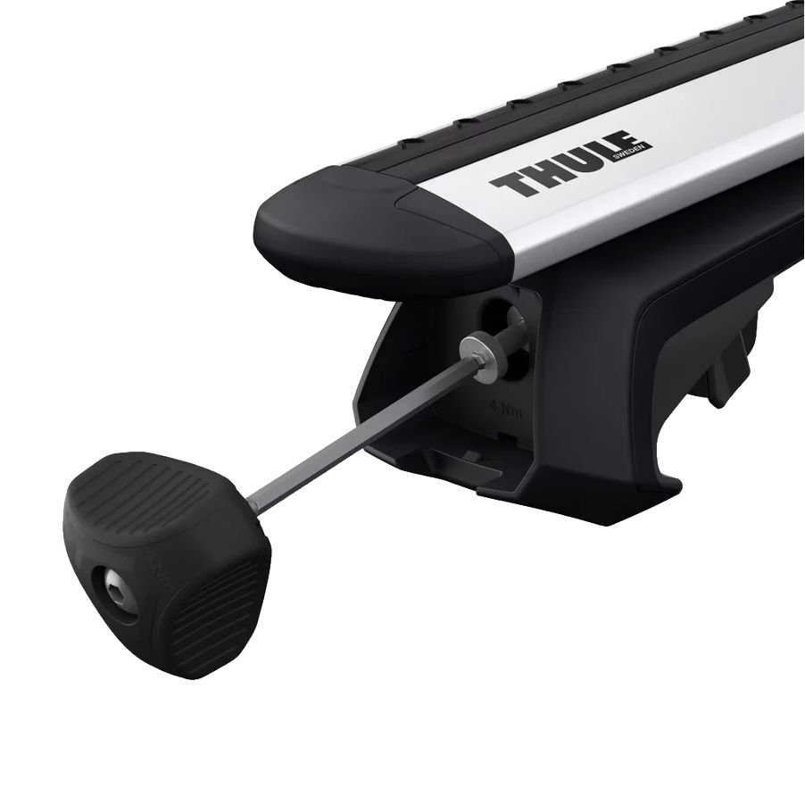 THULE Evo Raised Rail Roof Rack Foot Pack Black 710410 view 2