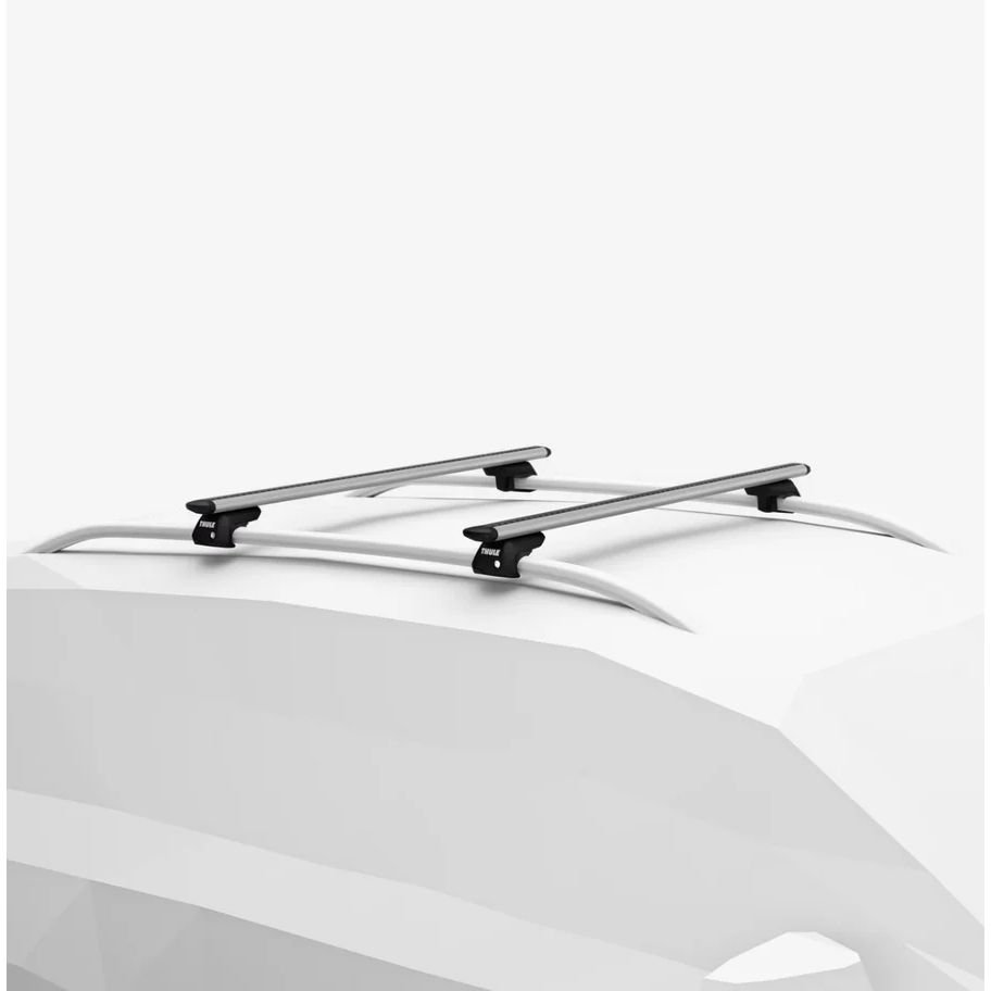 THULE Evo Raised Rail Roof Rack Foot Pack Black 710410 view 4