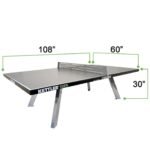 Kettler Eden Outdoor Stationary Table Tennis Table 7179-000 view 3