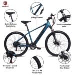 Mogoo E6000 2.0 Electric Mountain Bike 27.5 Inch view 3