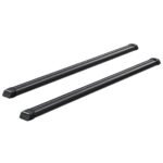 THULE Square Bar 163 cm Roof Bar Black 2-Pack 7313021016336