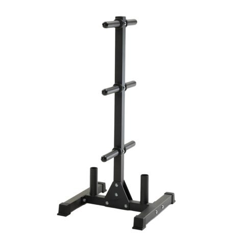 Liftdex 3 Level Plate Holder Tree with 2 Barbell Holder 800146