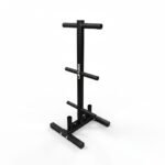 Liftdex 2 Level Plate Holder Tree with 2 Barbell Holder 800147 view 2