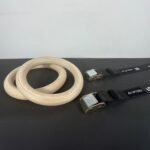 Liftdex Wooden Gymnastic Rings with Straps -Pair 800318 view 3