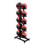 Liftdex Wall Ball & Slam Ball Storage Rack 5-Level Double-Sided 801037 view 2