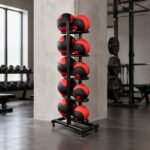 Liftdex Wall Ball & Slam Ball Storage Rack 5-Level Double-Sided 801037 view 4