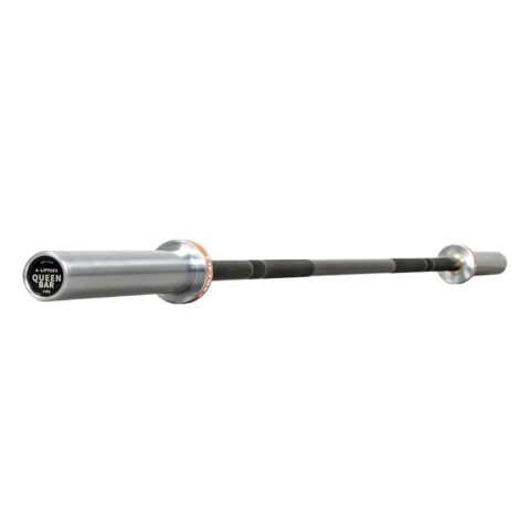 Liftdex Queen Olympic Barbell with Full GI Silver Finish 15 Kg 2M 801274