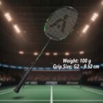 Ashaway AM 10 SQ Badminton Racket Matt Black view 4
