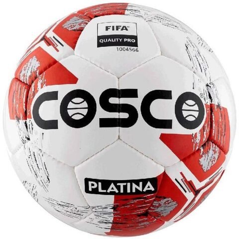 Cosco Platina Football White/Red Size 5 8901793140237