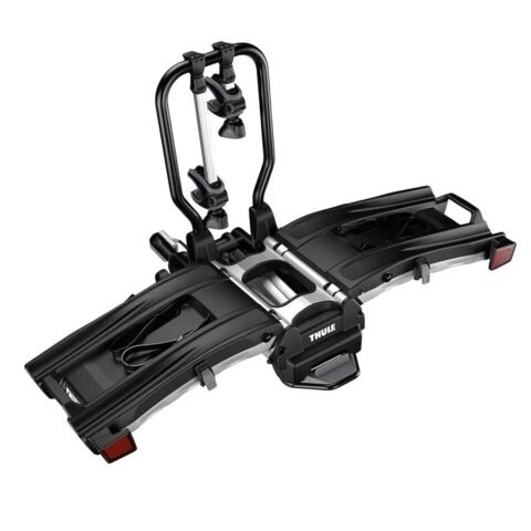 THULE Easy Fold XT 2 Hitch Bike Rack for Car Black/Aluminum 2-Bike 903202