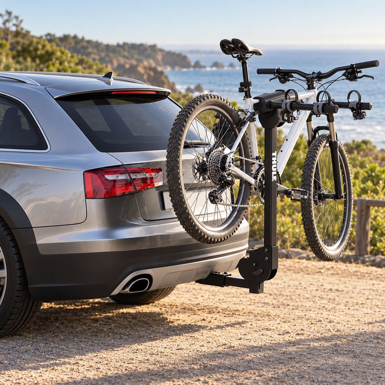 THULE Camber 2-Bike Hanging Hitch Car Rack Black 905800 view 3