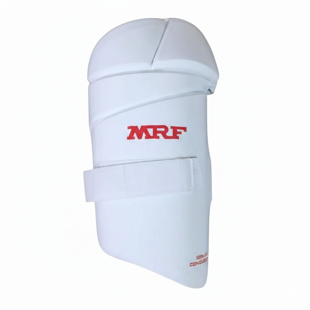 MRF Genius Dual Cricket Thigh Guard White Youth RH 93-72031 view 2