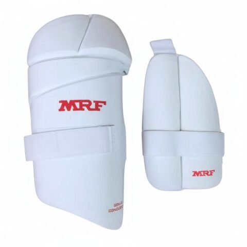 MRF Genius Dual Cricket Thigh Guard White Youth RH 93-72031