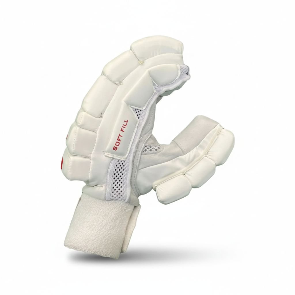 MRF Mens Run Machine Cricket Batting Gloves LH 93-72161 view 4