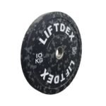 Liftdex 3D Camo Fleck Rubber Bumper Plate Black + Grey Camo