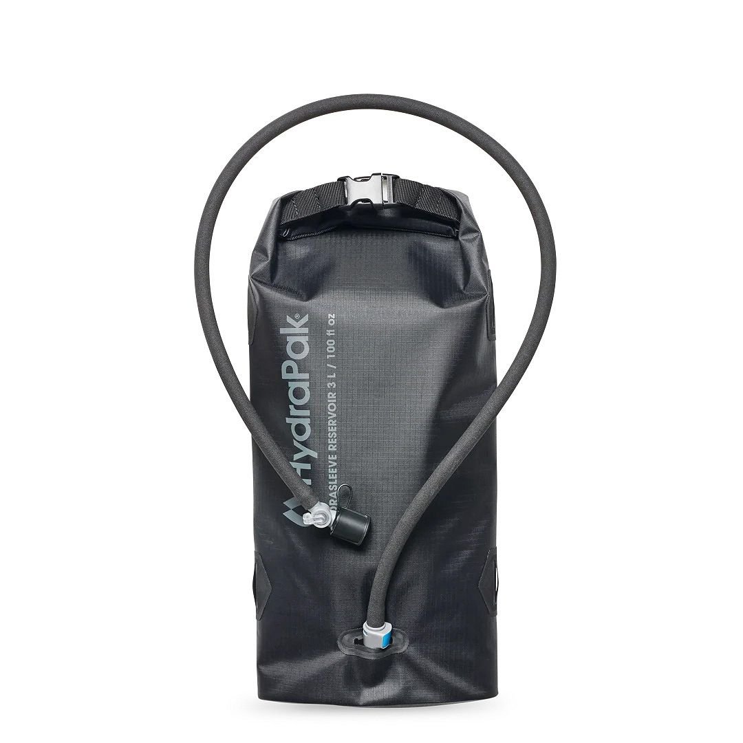 Hydrapak HydraSleeve Hydration Reservoir Insulated Water Bladder Chasm Black 3L AHS363 view 2