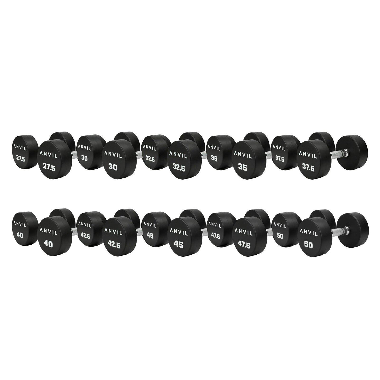 Anvil CPU Dumbbell Bundle 27.5 Kg to 50 Kg