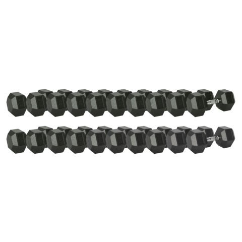 Anvil Rubber Hex Dumbbell Bundle 27.5 Kg to 50 Kg