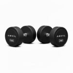 Anvil Rubber Round Dumbbell Pair view 4