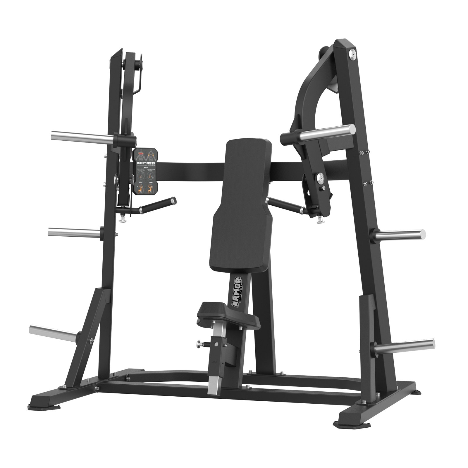 Armor Strength Chest Press Machine Commercial Upper Body Strength Training Equipment AS-KP1006