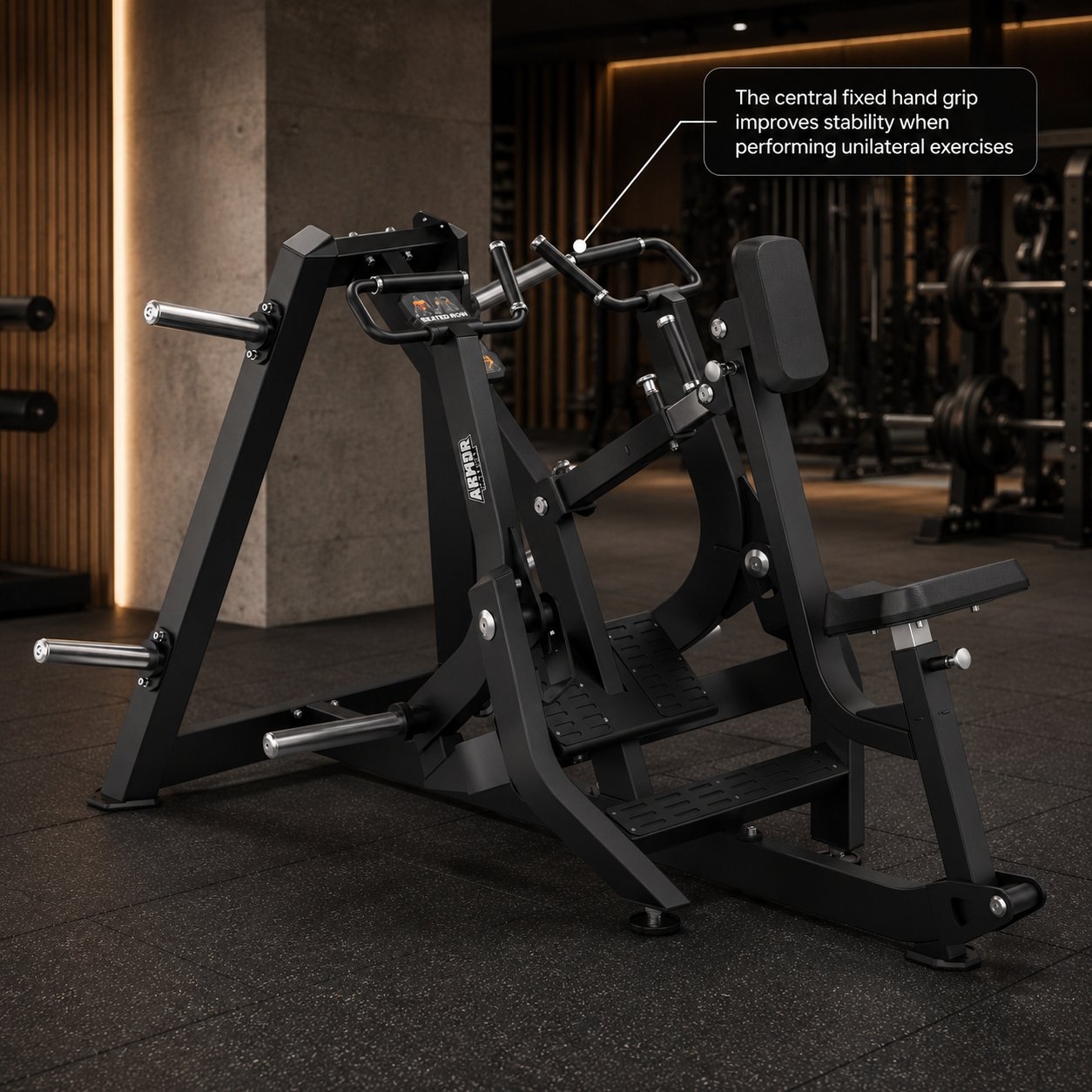 Armor Strength Seated Row Machine Commercial Back Training Equipment AS-KP1040 view 3