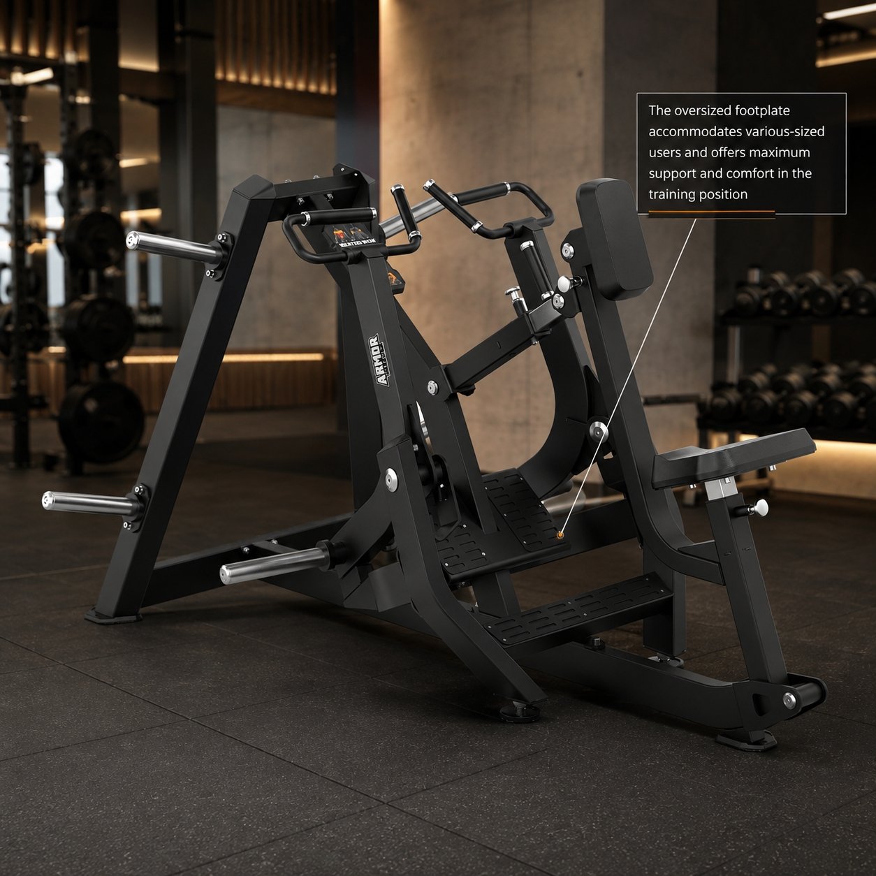 Armor Strength Seated Row Machine Commercial Back Training Equipment AS-KP1040 view 4
