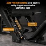 Armor Strength Leg Press Machine Commercial Plate Loaded Lower Body Training Equipment AS-KP1062-B view 4