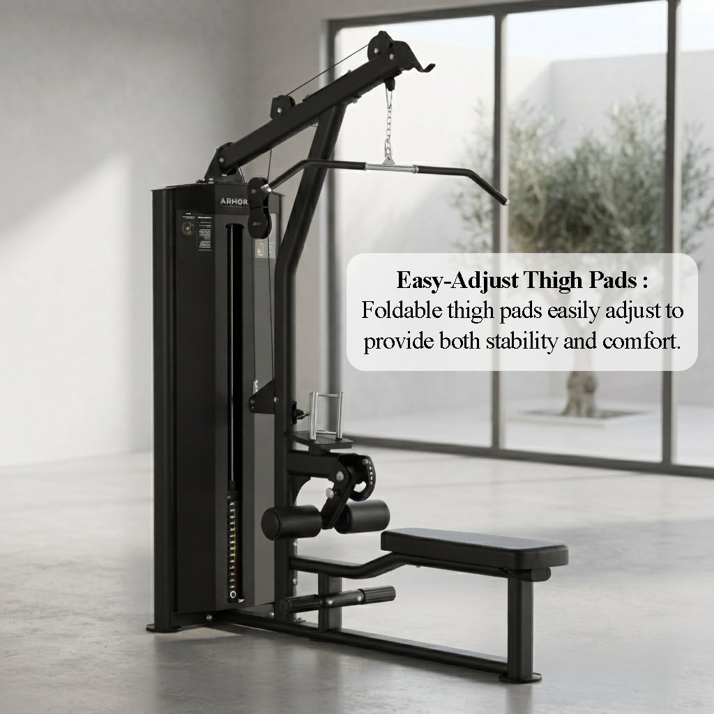 Armor Strength Lat Pulldown Seated Row Machine Dual Function Back Training Equipment AS-KSD1059 view 2