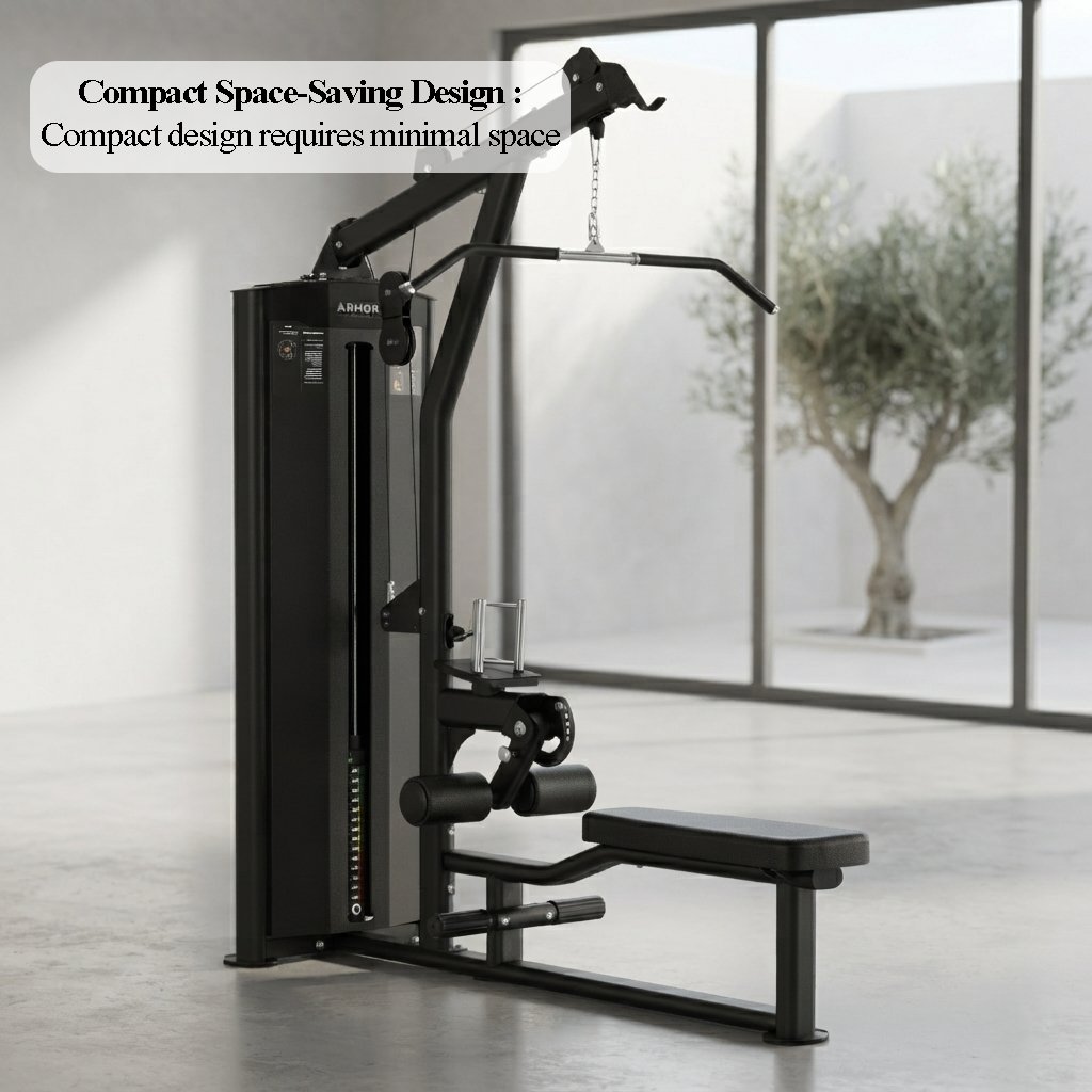 Armor Strength Lat Pulldown Seated Row Machine Dual Function Back Training Equipment AS-KSD1059 view 3