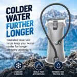 Hydrapak Insulated Reservoir Velocity IT Hydration Bladder Clear 2L AS382 view 2