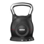 Axox Fitness Adjustable 7-Level Quick-Select Kettlebell with Storage Base Single Piece