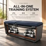Axox Fitness Titan All-in-One Fitness Bench Multi-Mode Strength & Resistance Training Bench AX-EBT03-BLK view 4