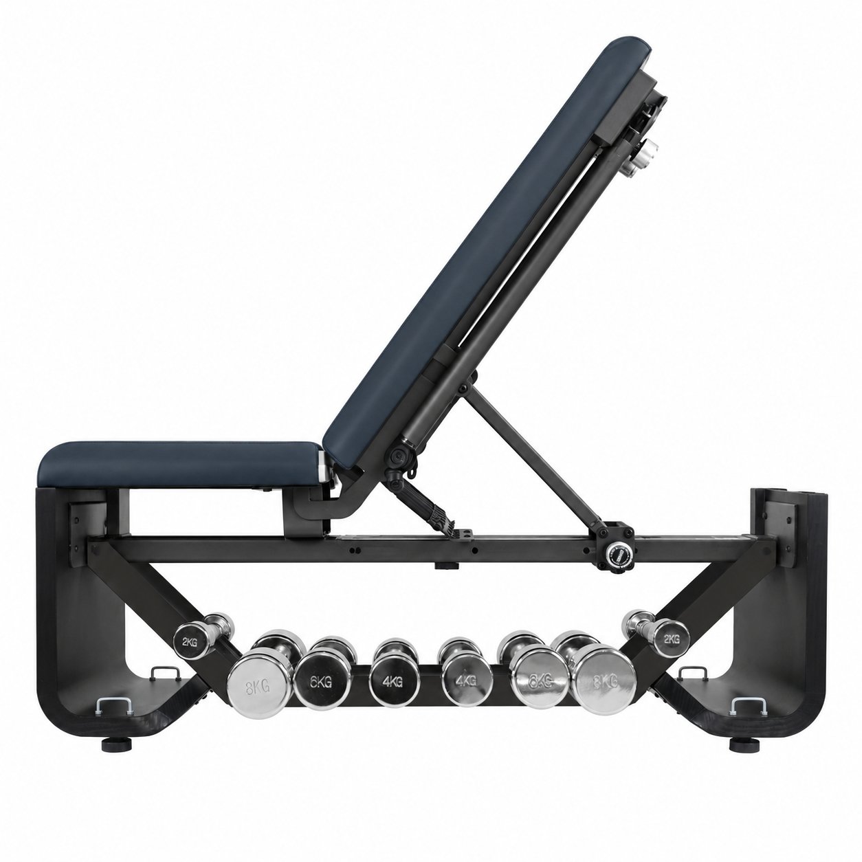 Axox Fitness Alpha All-in-One Fitness Bench Multi-Functional Strength Training System AX-EBT04-BLK view 3