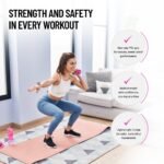 Axox Fitness Neoprene Dumbbell Pair Anti-Slip PVC Grip, Color-Coded view 3