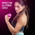 Axox Fitness Neoprene Dumbbell Pair Anti-Slip PVC Grip, Color-Coded view 4