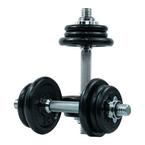 Axox Fitness 20 Kg Adjustable Dumbbell Set AX02DS-113-20