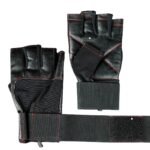 Axox Fitness Leather Weight Lifting Gloves AX03GL-444 - view 2