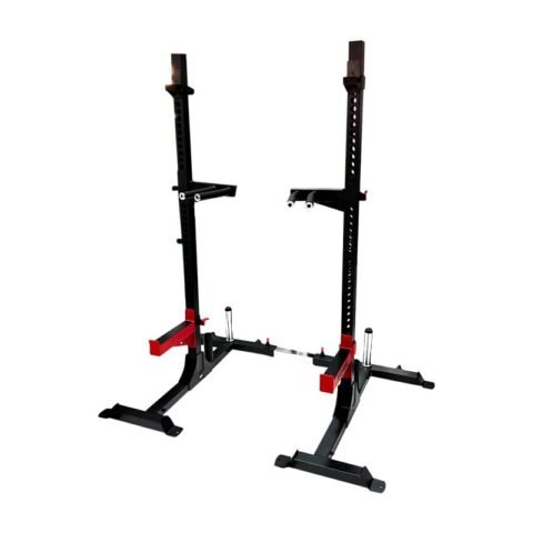 York Adjustable Width Squat Stand AX1029 Black & Red