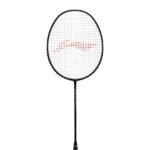 Li-Ning Wind Lite Stealth 77g Badminton Racket Black/Charcoal/Bluish Blue AYPR084-5 view 2
