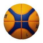 Molten PU Leather Basketball Yellow & Blue Size 3X3 B33T5000 view 2