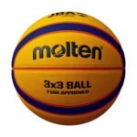 Molten PU Leather Basketball Yellow & Blue Size 3X3 B33T5000