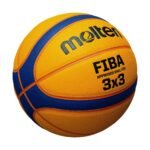 Molten PU Leather Basketball Yellow & Blue Size 3X3 B33T5000 view 4