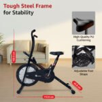 PowerMax BA-130 Home Use Air Bike image 3