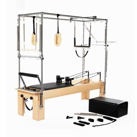 Balanced Body Reformer Trapeze Combination With Sitting Box and Maple Dowel BB-15279
